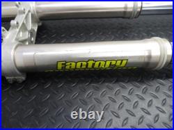 05 06 Yamaha Wr 250f Wr250f Front Forks Right Left Fork Tubes Lower Tree