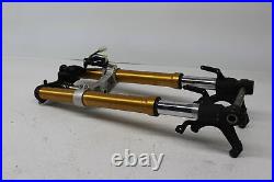 09-14 Yamaha Yzf R1 Front End Forks Triple Tree Clamp Fork Tubes
