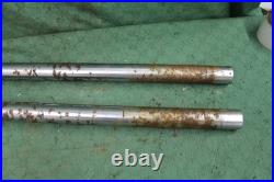 18123 Yamaha DT175 1G1 Front Forks Legs Tubes 35mm Stanchions FOR REFURBISHMENT