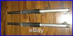 1981 Yamaha It125 It 125 Front Suspension Front Fork Set Assembly Tube
