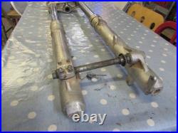 1985 1989 Yamaha Tt350 Front Forks Suspension Assy 41mm Tubes Y115