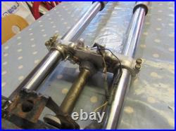 1985 1989 Yamaha Tt350 Front Forks Suspension Assy 41mm Tubes Y115