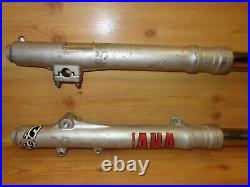 1987 Yamaha YZ250 YZ 250 Front Forks Fork Tubes Triple Clamps Clamp