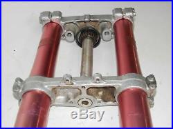 1990 YAMAHA YZ125 YZ 125cc KYB 41mm FRONT FORK SUSPENSION TUBES TRIPLE PLATES