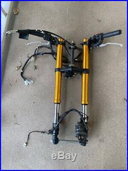 19 20 2019 2020 YAMAHA YZF R3 FRONT END FORK TUBE SUSPENSION OEM STRAIGHT Abs