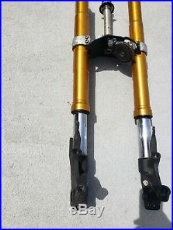 2005 06 2006 05 04 yamaha r1 yzf front fork suspension tubes straight and lower