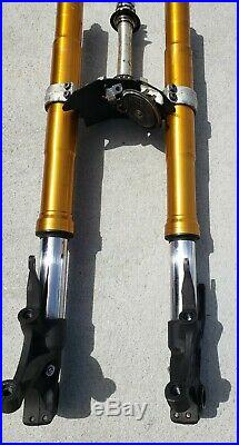 2005 06 2006 05 04 yamaha r1 yzf front fork suspension tubes straight and lower