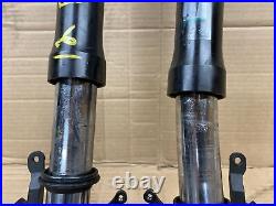 2012 Yamaha R6 front forks, suspension fork tubes, BENT, #623212