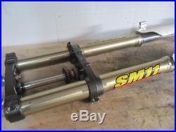 2013 YAMAHA YZ250F KYB SSS FRONT FORKS With CLAMPS, FORK TUBES, SUSPENSION, MX17