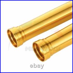 2Pcs Outer Fork Golden Tubes For YAMAHA R1 2002-2003 5PW-23136-10-00