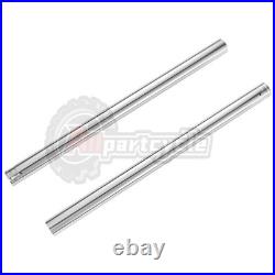 2pc Front Fork Tubes Stanchion For Yamaha TZR250 1KT 1986 39x620mm Inner Pipes