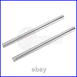 2pc Front Fork Tubes Stanchion For Yamaha TZR250 3MA 1989 41x590mm Inner Pipes