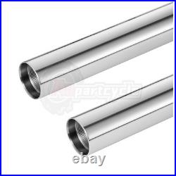 2pc Front Fork Tubes Stanchion For Yamaha TZR250 3MA 1989 41x590mm Inner Pipes