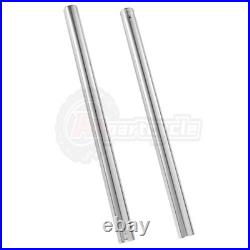 2pc Front Fork Tubes Stanchion For Yamaha TZR250 3MA 1989 41x590mm Inner Pipes