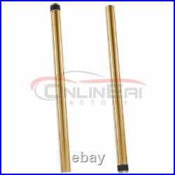 2pc Front Fork Tubes Stanchion For Yamaha XVS950C Bolt 2014-2024 41x688mm Gold