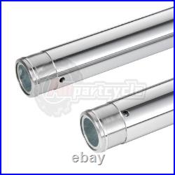 2pc Front Fork Tubes Stanchion For Yamaha YBR250 2007-2011 37x570mm Inner Pipes