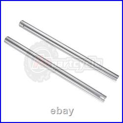 2pc Front Fork Tubes Stanchion For Yamaha YBR250 2007-2011 37x570mm Inner Pipes
