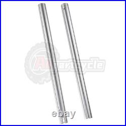 2pc Front Fork Tubes Stanchion For Yamaha YBR250 2007-2011 37x570mm Inner Pipes