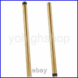 2pc Front Fork Tubes Stanchion Leg For Yamaha TZR250 1KT 1987-1989 39x620mm Gold
