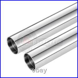 2pc Front Inner Fork Tubes Stanchion For Yamaha FZR400 1WG 1988 38x640mm 2pc Front Inner Fork Tubes Stanchion For Yamaha FZR400 1WG 1988 38x640mm