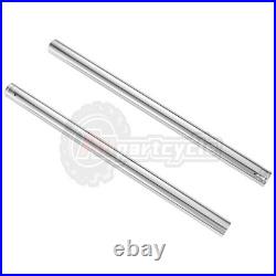 2pc Front Inner Fork Tubes Stanchion For Yamaha FZR400 1WG 1988 38x640mm 2pc Front Inner Fork Tubes Stanchion For Yamaha FZR400 1WG 1988 38x640mm