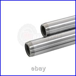 2pc Front Inner Fork Tubes Stanchion For Yamaha XV250 Virago 1989-2007 33x575mm 2pc Front Inner Fork Tubes Stanchion For Yamaha XV250 Virago 1989-2007 33x575mm
