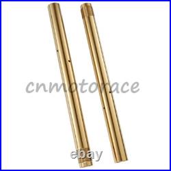 2pc Gold Front Suspension Fork Inner Tubes For YAMAHA YZF R1 2007-2008 43x540mm