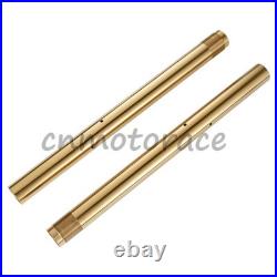 2pc Gold Front Suspension Fork Inner Tubes For YAMAHA YZF R1 2007-2008 43x540mm