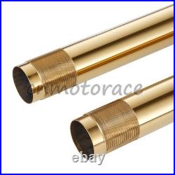 2pc Gold Front Suspension Fork Inner Tubes For YAMAHA YZF R1 2007-2008 43x540mm
