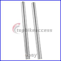 2pc Inner Front Fork Tubes Legs For Yamaha FZ6 2004-2007 43x590mm Stand Tubes