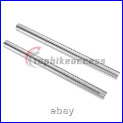 2pc Inner Front Fork Tubes Legs For Yamaha FZ6 2004-2007 43x590mm Stand Tubes
