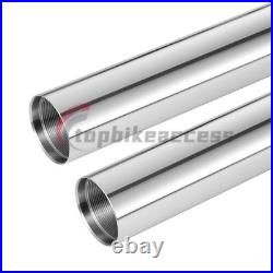 2pc Inner Front Fork Tubes Legs For Yamaha FZ6 2004-2007 43x590mm Stand Tubes