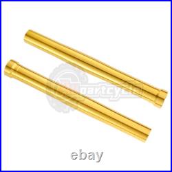 2pc Outer Front Fork Tubes Stanchion For Yamaha YZF R1 2009-2014 510mm Gold