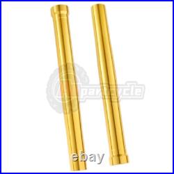 2pc Outer Front Fork Tubes Stanchion For Yamaha YZF R1 2009-2014 510mm Gold