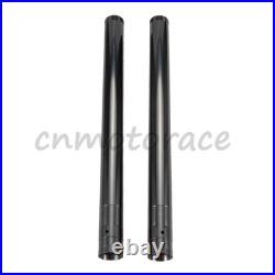 2xBlack DLC Front Fork Tubes Stanchion For YAMAHA YZ125 YZ250 2015-2022 48x597mm