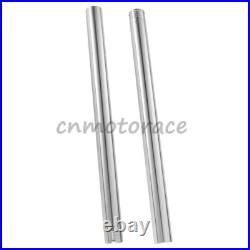 2xFront Inner Fork Leg Tubes For Yamaha FZ6 2004-2007 2005 43X590mm 5VX-23110-00 2xFront Inner Fork Leg Tubes For Yamaha FZ6 2004-2007 2005 43X590mm 5VX-23110-00