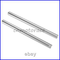 2xFront Inner Fork Leg Tubes For Yamaha FZ6 2004-2007 2005 43X590mm 5VX-23110-00 2xFront Inner Fork Leg Tubes For Yamaha FZ6 2004-2007 2005 43X590mm 5VX-23110-00