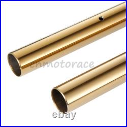 2xGold Front Inner Fork Tubes Pipes For YAMAHA YZF R1 2004-2006 2005 43x520mm 2xGold Front Inner Fork Tubes Pipes For YAMAHA YZF R1 2004-2006 2005 43x520mm