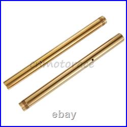 2xGold Front Inner Fork Tubes Pipes For YAMAHA YZF R1 2004-2006 2005 43x520mm 2xGold Front Inner Fork Tubes Pipes For YAMAHA YZF R1 2004-2006 2005 43x520mm