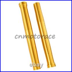 2xGold Front Outer Fork Tubes For YAMAHA R1 2004 2005 2006 5VY-23136-10-00 482mm