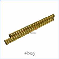 2xPipes Fork Inner Tubes Shock Bars Gold For Yamaha MTN 850 MT09 2014-2019 15 16