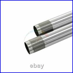 2xStanchions Fork Pipe For Yamaha R1 2007-2008 Inner Fork Tubes 43mm Silver Pair