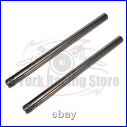 2x Inner Front Fork Tubes For Yamaha MT-07 2014-2024 FZ-07 2015-2017 DLC Black