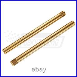 2x Standpipe Front Inner Fork Tubes Gold For Yamaha YZF R1 2009-2014 43x559mm