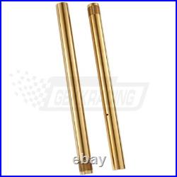 2x Standpipe Front Inner Fork Tubes Gold For Yamaha YZF R1 2009-2014 43x559mm