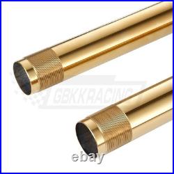 2x Standpipe Front Inner Fork Tubes Gold For Yamaha YZF R1 2009-2014 43x559mm 2x Standpipe Front Inner Fork Tubes Gold For Yamaha YZF R1 2009-2014 43x559mm