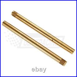 2x Standpipe Front Inner Fork Tubes Gold For Yamaha YZF R1 2009-2014 43x559mm