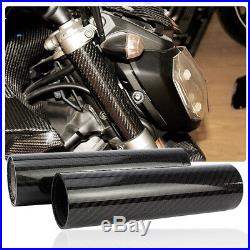 Carbon Fiber Front Fork Tube Slider Cover for 2014-2018 Yamaha FZ MT 07 FZ07