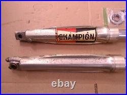 Forks Air Canisters Triple Trees MINT UPPER TUBES 1976 1/2 YZ125X YZ175C 36 mm