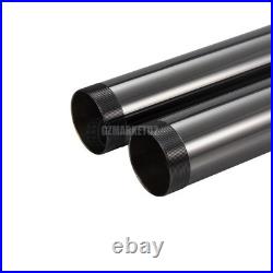 Front Fork Inner Tubes Pipes Bars For Yamaha YZ125 YZ250 2015-2022 48x597mm DLC